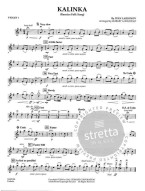 Ivan Larionov: Kalinka (snadné noty pro smyčcový orchestr, party, partitura)