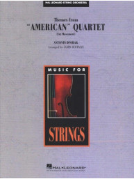 Antonín Dvořák: Themes from American Quartet, Movement 1 (noty pro smyčcový orchestr, party, partitura)