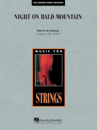 Modest Petrovič Musorgskij: Night on Bald Mountain (noty pro smyčcový orchestr, party, partitura)