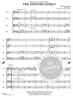 The Addams Family Theme (noty pro smyčcový kvartet, party, partitura)