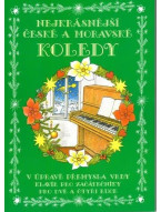 Nejkrásnější české a moravské koledy v úpravě pro klavír pro dvě i čtyři ruce, pro začátečníky