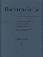 Sergej Rachmaninov: Piano Concerto no. 3 in D minor op. 30 (noty na čtyřruční klavír)