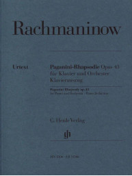 Sergej Rachmaninov: Paganini Rhapsody Opus 43 (noty na čtyřruční klavír)