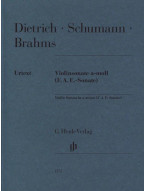 Dietrich, Schumann, Brahms: Violin Sonata a minor - F. A. E. Sonata (noty na housle, klavír)