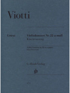 Giovanni Battista Viotti: Violin Concerto no. 22 in A minor (noty na housle, klavír)