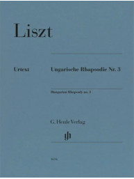 Franz Liszt: Hungarian Rhapsody no. 3 (noty na klavír)