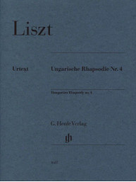 Franz Liszt: Hungarian Rhapsody no. 4 (noty na klavír)