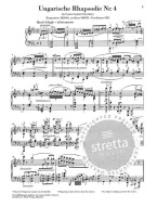 Franz Liszt: Hungarian Rhapsody no. 4 (noty na klavír)