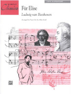 Ludwig van Beethoven: Fur Elise - Simply Cassics (noty na klavír)