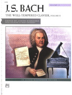 Johann Sebastian Bach: The Well-Tempered Clavier, Volume II (noty na klavír)
