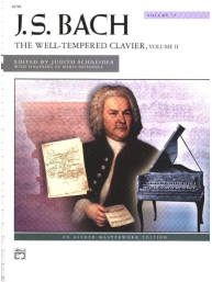 Johann Sebastian Bach: The Well-Tempered Clavier, Volume II (noty na klavír)