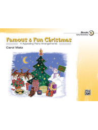 Carol Matz: Famous & Fun Christmas, Book 1 (noty na klavír)