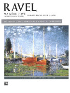 Maurice Ravel: Ma Mére l'Oye (noty na čtyřruční klavír)