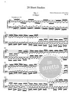 Moritz Moszkowski: 20 Short Studies Opus 91 (noty na klavír)