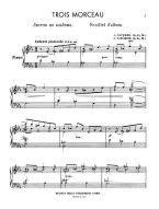 Alexander Skrjabin: Trois Morceaux (noty na klavír)