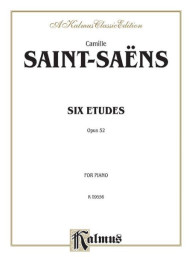 Camille Saint-Saëns: Six Etudes, Op. 52 (noty na klavír)
