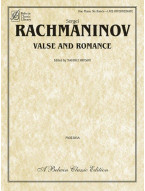 Sergej Rachmaninov: Valse and Romance (noty pro šestiruční klavír)