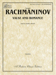 Sergej Rachmaninov: Valse and Romance (noty pro šestiruční klavír)