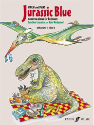 Pam Wedgwood: Jurassic Blue (noty na housle, klavír)