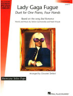 Lady Gaga Fugue (noty na čtyřruční klavír)