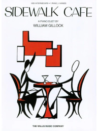 William Gillock: Sidewalk Cafe (noty na čtyřruční klavír)