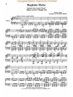 Franz Liszt: Mephisto Waltz (noty na sólo klavír)