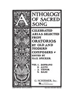 Anthology of Sacred Song - Volume 3 - Tenor (noty na klavír, zpěv)