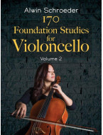 Alwin Schroeder: 170 Foundation Studies for Violoncello Vol. 2 (noty na violoncello)