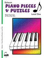Schaum Piano Pieces & Puzzles - Level 1 (noty na klavír)