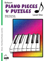 Schaum Piano Pieces & Puzzles - Level 1 (noty na klavír)