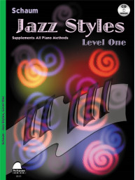 Schaum Jazz Styles - Level 1 (noty na klavír)(+audio)