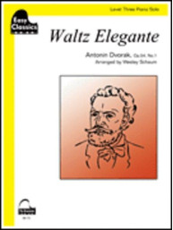Antonín Dvořák: Waltz Elegante (noty na klavír)