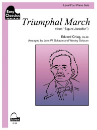 Edvard Grieg: Triumphal March, Op. 56 (noty na klavír)