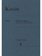 Jevgenij Kissin: Nine Songs Opus 5 On Poems by Boris Sandler (noty na klavír, zpěv)