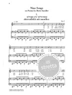 Jevgenij Kissin: Nine Songs Opus 5 On Poems by Boris Sandler (noty na klavír, zpěv)