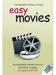 Novello Primary Chorals: Easy Movies (noty, dvojhlasý zpěv, unisono)(+audio)