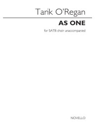 Tarik O'Regan: As One - SATB (noty na sborový zpěv) - SADA 5 ks