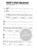Journey: Don't Stop Believin' from Glee - SATB (noty na sborový zpěv, klavír) - SADA 5 ks