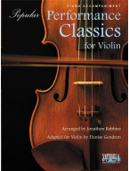 Popular Performance Classics For Violin (noty na housle, klavír)