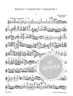 Bohuslav Martinů: Concerto no. 1 for Violin and Orchestra (noty na housle, klavír)
