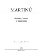 Bohuslav Martinů: Rhapsody-Concerto (noty na violu, klavír)