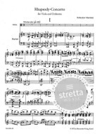 Bohuslav Martinů: Rhapsody-Concerto (noty na violu, klavír)