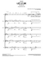Beatles: Let It Be - SSATB (noty na sborový zpěv, party, partitura)