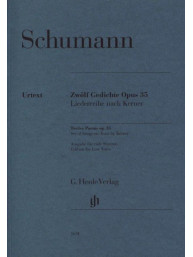 Robert Schumann: 12 Poems Op.35 - Low Voice (noty na klavír, zpěv)
