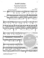 Robert Schumann: 12 Poems Op.35 - Low Voice (noty na klavír, zpěv)