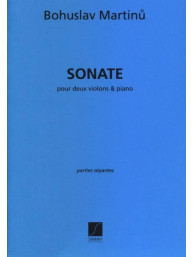 Bohuslav Martinů: Sonate, Pour Deux Violons Et Piano (noty na 2 housle, klavír)