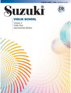 Suzuki Violin School - Violin Part, Volume 4 (noty na housle)(+audio)