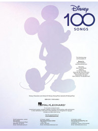 Disney 100 Songs: Celebrating the 100th Anniversary (noty, melodická linka, akordy)