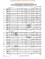 Benny Goodman: The King of Swing (noty pro symfonický orchestr, party, partitura)