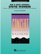 Pop and Rock Legends: Stevie Wonder (noty pro koncertní orchestr, party, partitura)